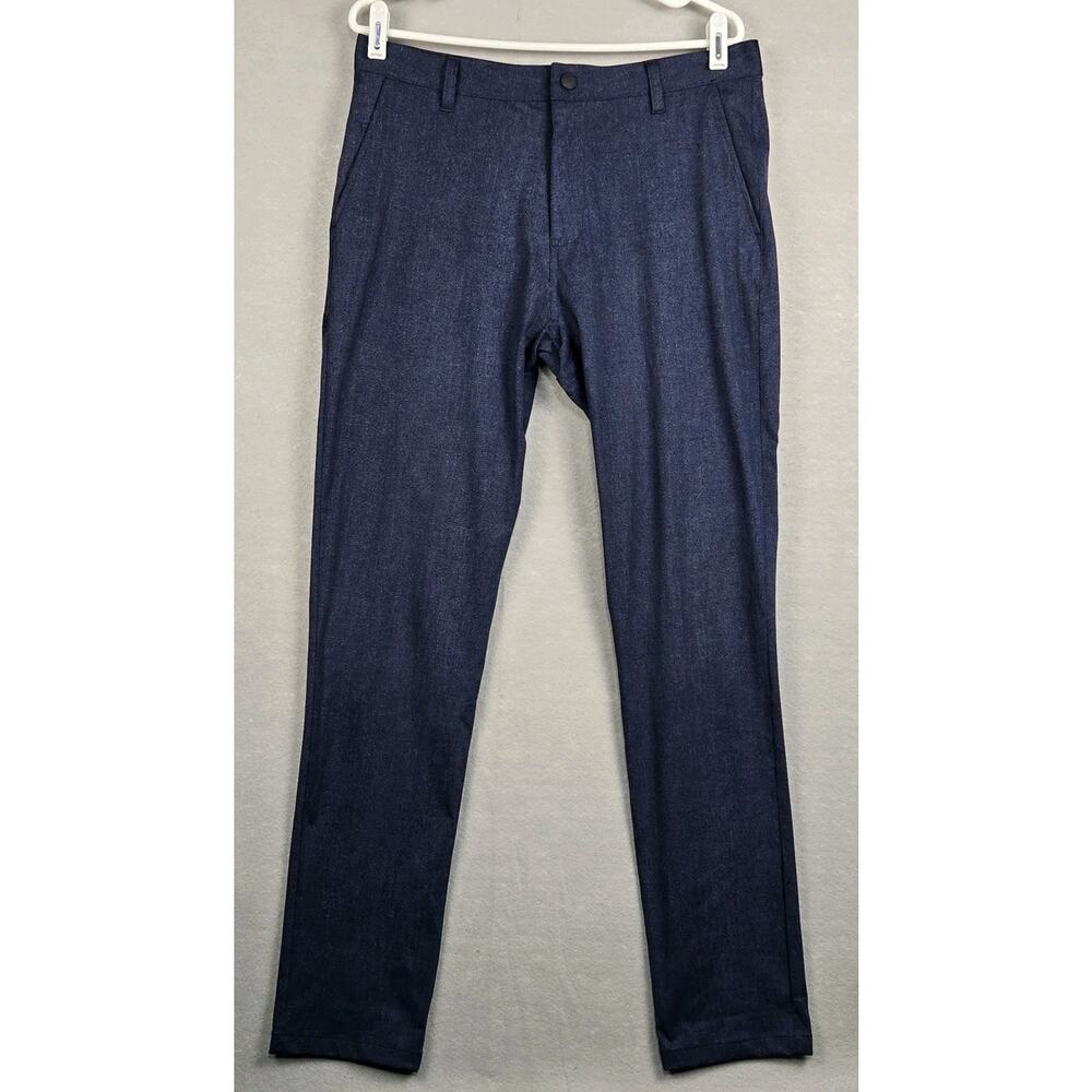 Rhone Commuter Pant Classic Chinos Casual Work Mens Blue 32x32